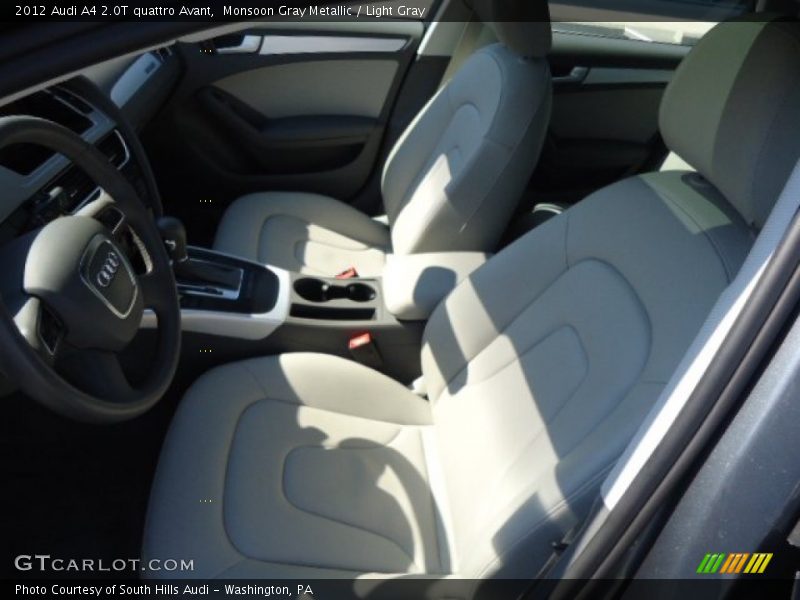 Monsoon Gray Metallic / Light Gray 2012 Audi A4 2.0T quattro Avant