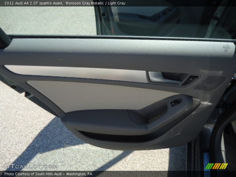 Monsoon Gray Metallic / Light Gray 2012 Audi A4 2.0T quattro Avant
