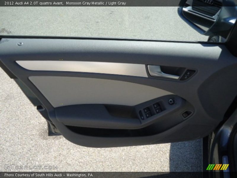 Monsoon Gray Metallic / Light Gray 2012 Audi A4 2.0T quattro Avant