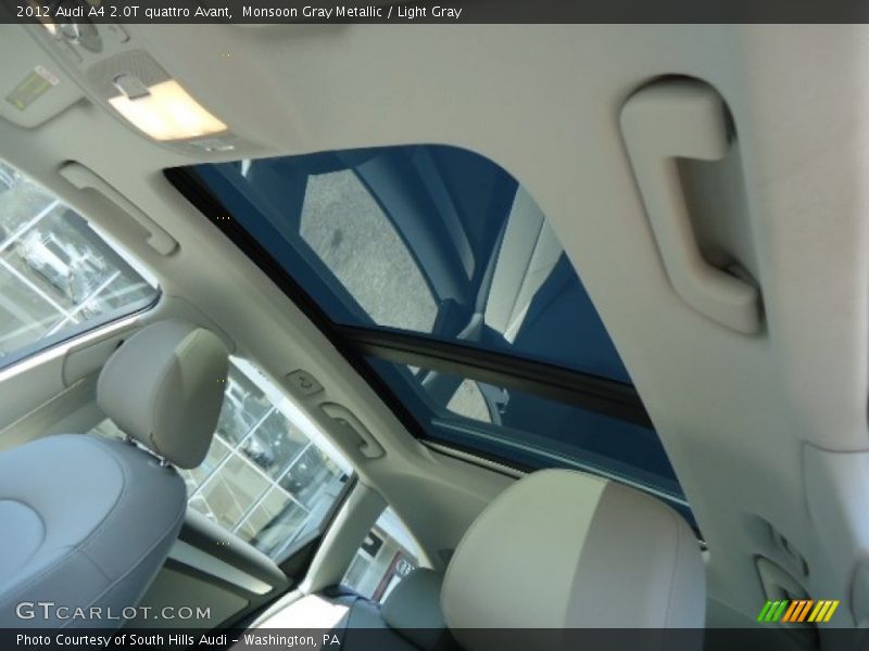 Monsoon Gray Metallic / Light Gray 2012 Audi A4 2.0T quattro Avant