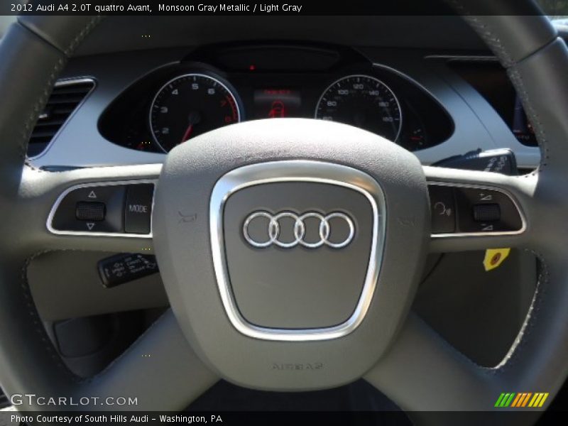 Monsoon Gray Metallic / Light Gray 2012 Audi A4 2.0T quattro Avant