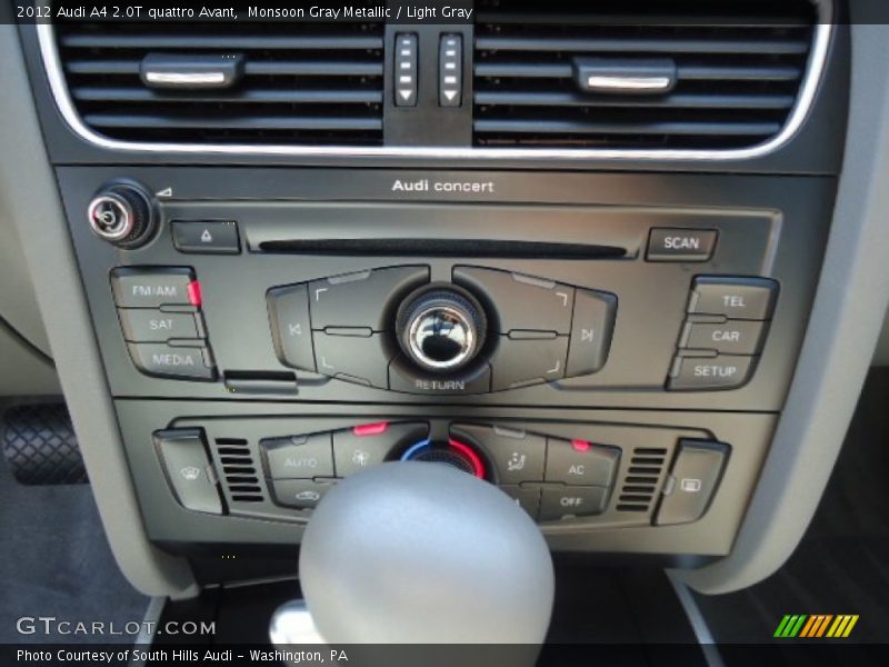 Monsoon Gray Metallic / Light Gray 2012 Audi A4 2.0T quattro Avant