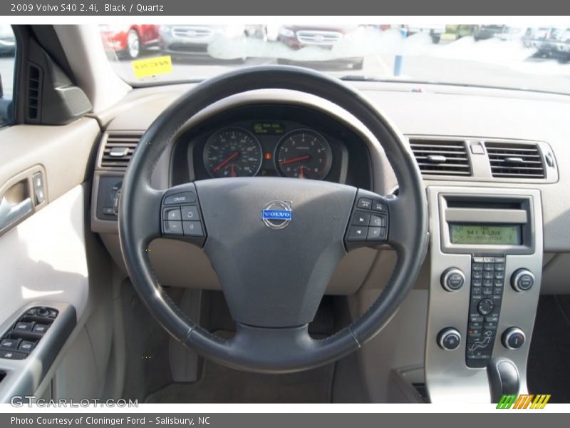 Black / Quartz 2009 Volvo S40 2.4i