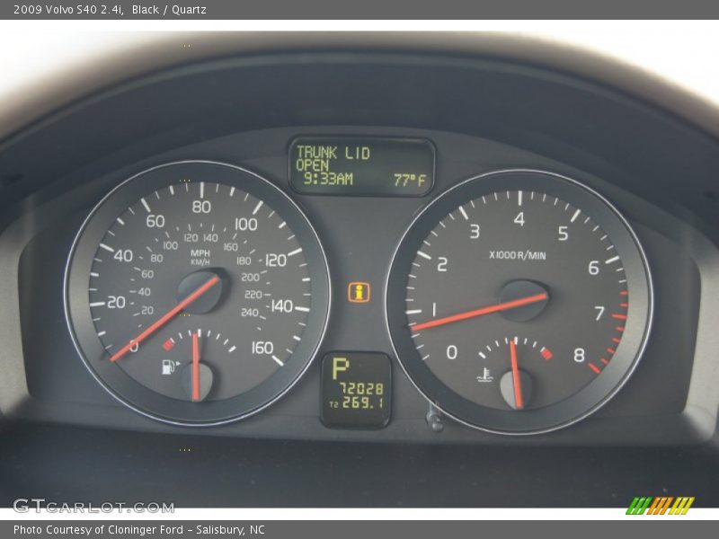 Black / Quartz 2009 Volvo S40 2.4i