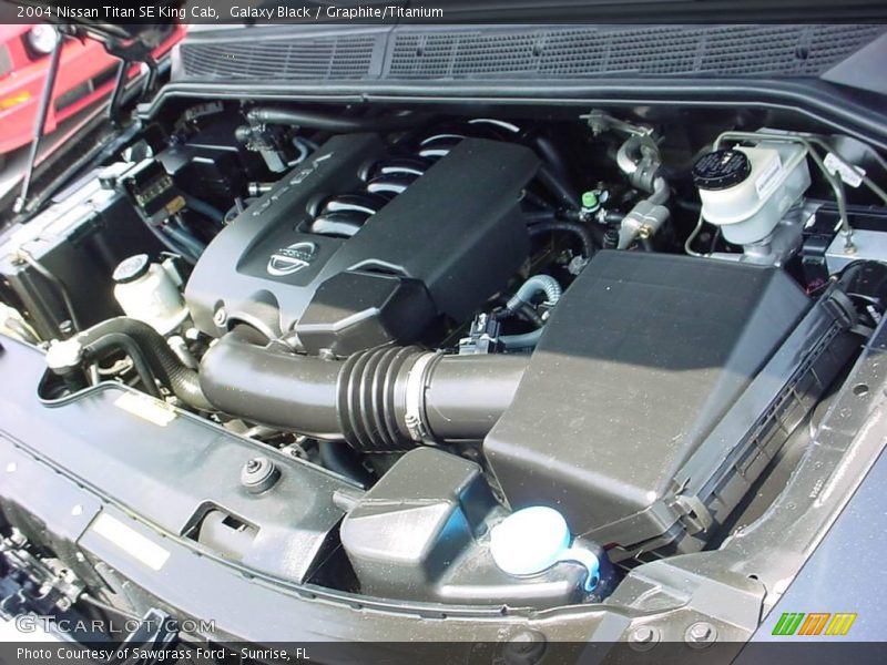 Galaxy Black / Graphite/Titanium 2004 Nissan Titan SE King Cab