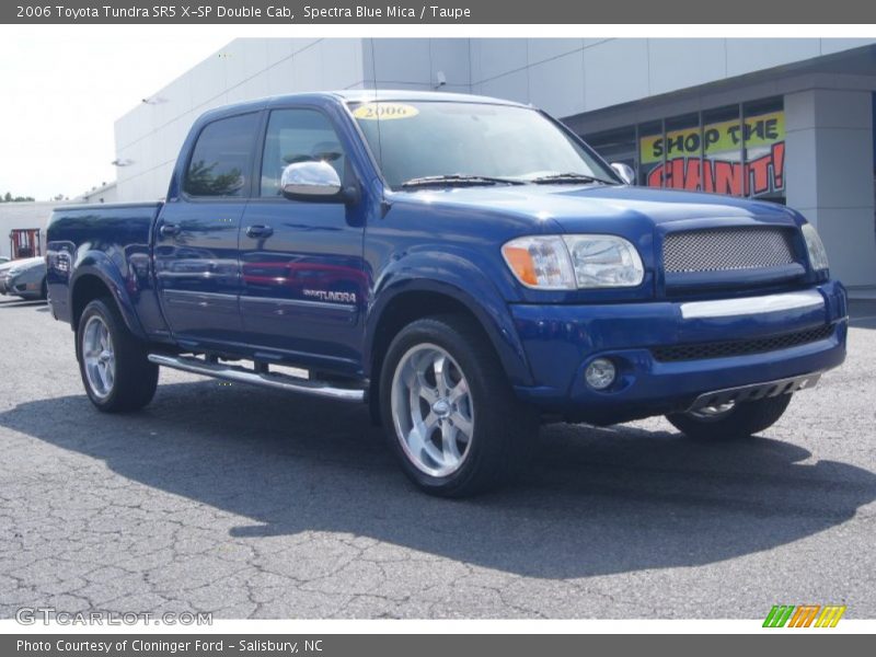 Spectra Blue Mica / Taupe 2006 Toyota Tundra SR5 X-SP Double Cab