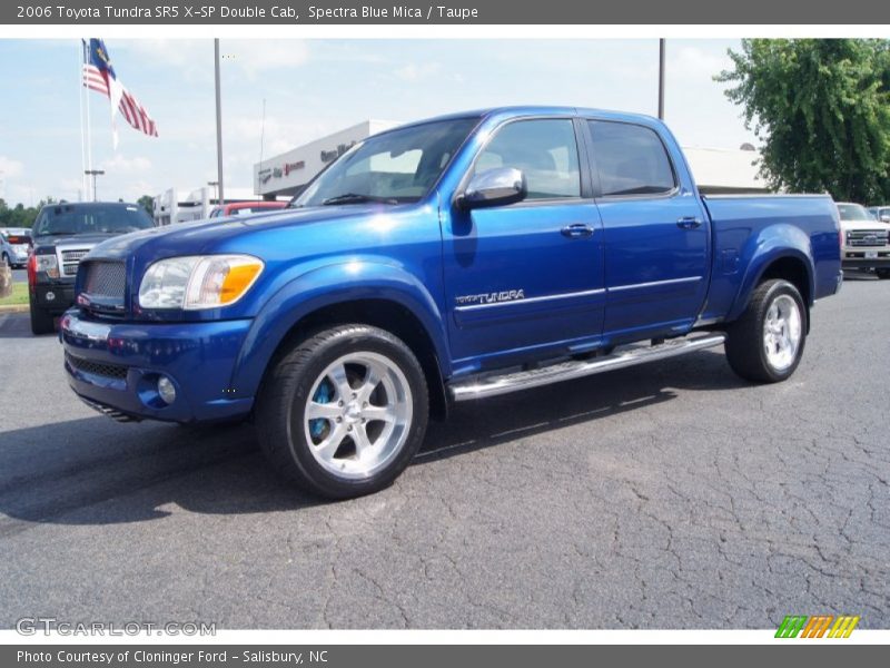 Spectra Blue Mica / Taupe 2006 Toyota Tundra SR5 X-SP Double Cab