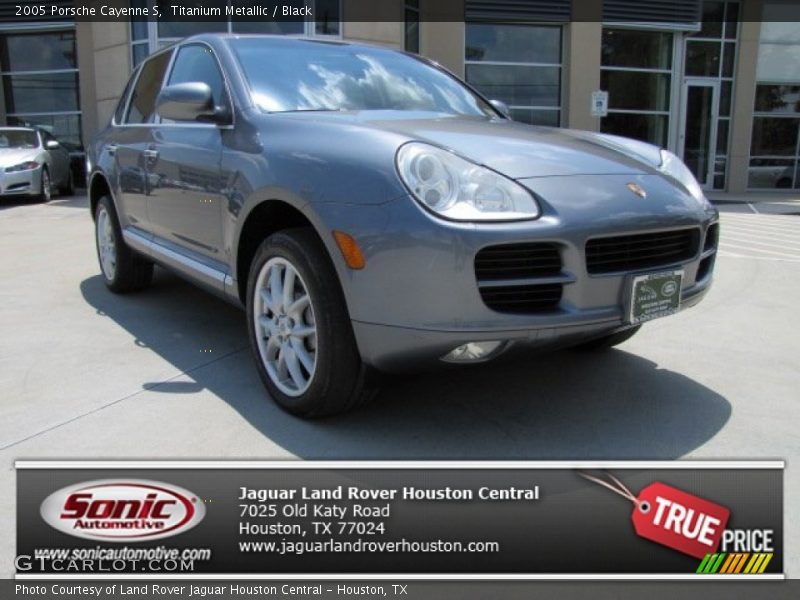 Titanium Metallic / Black 2005 Porsche Cayenne S