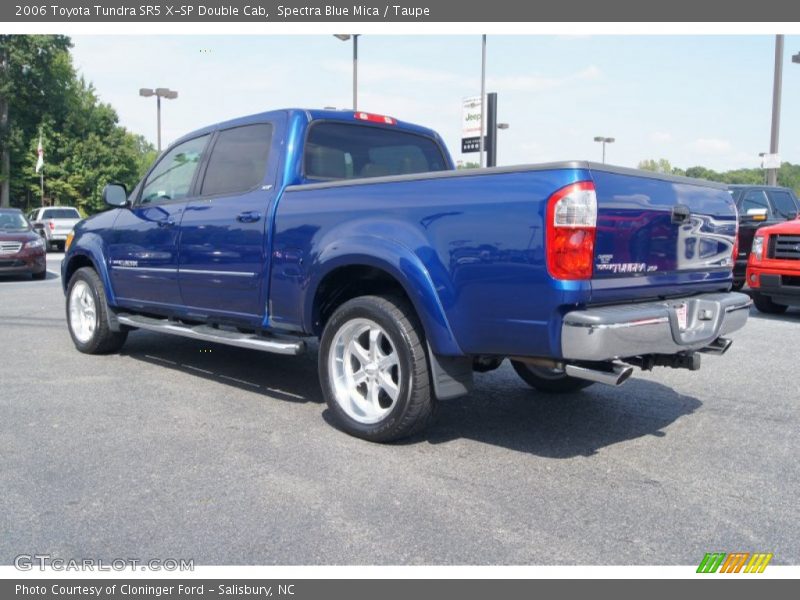 Spectra Blue Mica / Taupe 2006 Toyota Tundra SR5 X-SP Double Cab