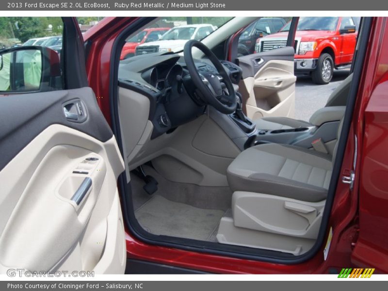 Ruby Red Metallic / Medium Light Stone 2013 Ford Escape SE 2.0L EcoBoost