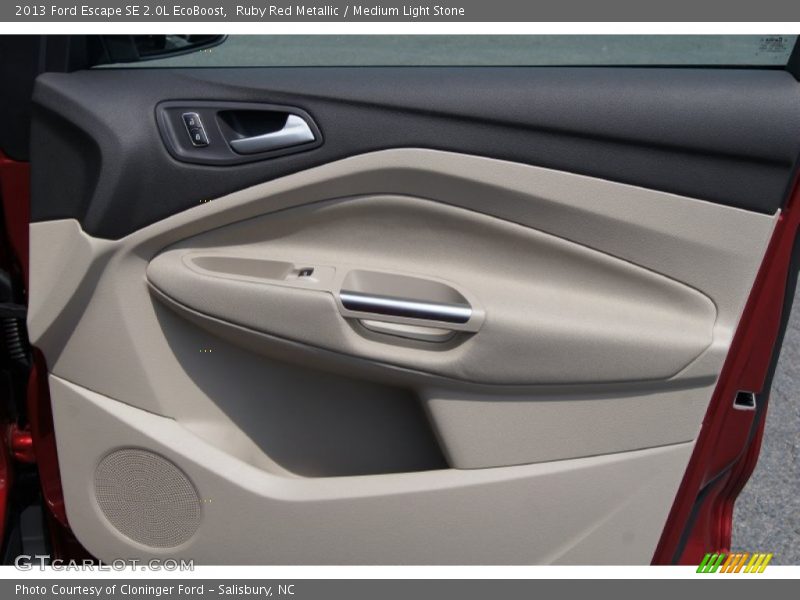 Ruby Red Metallic / Medium Light Stone 2013 Ford Escape SE 2.0L EcoBoost