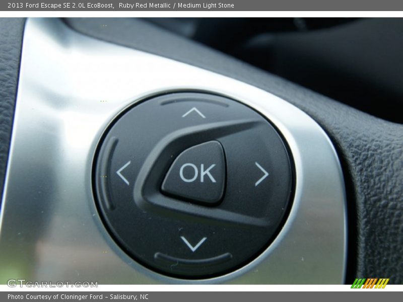 Controls of 2013 Escape SE 2.0L EcoBoost