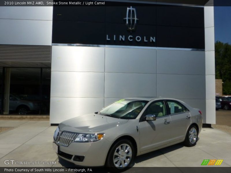 Smoke Stone Metallic / Light Camel 2010 Lincoln MKZ AWD