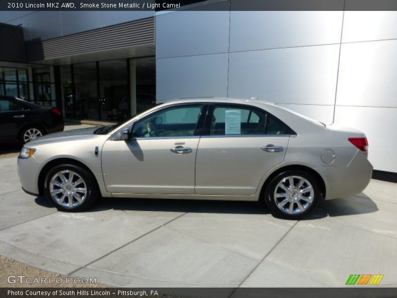 Smoke Stone Metallic / Light Camel 2010 Lincoln MKZ AWD