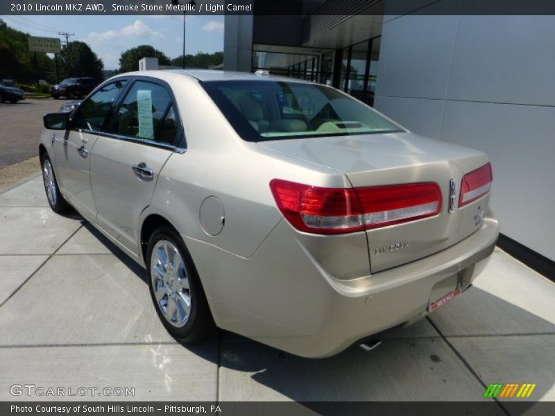 Smoke Stone Metallic / Light Camel 2010 Lincoln MKZ AWD