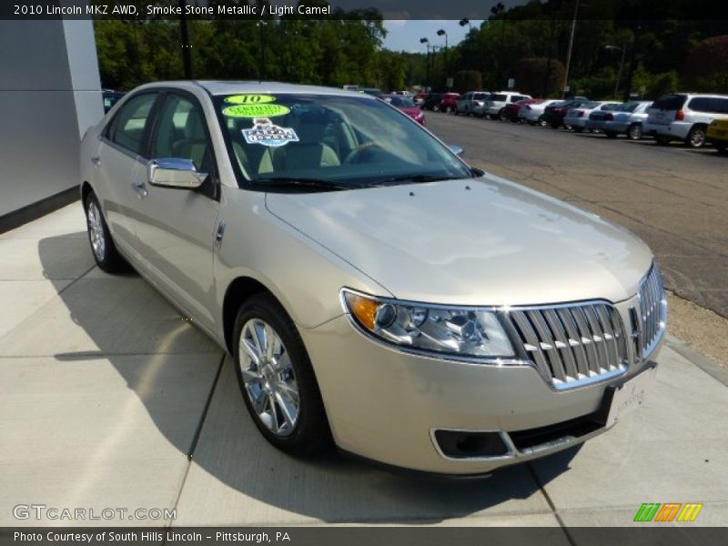 Smoke Stone Metallic / Light Camel 2010 Lincoln MKZ AWD
