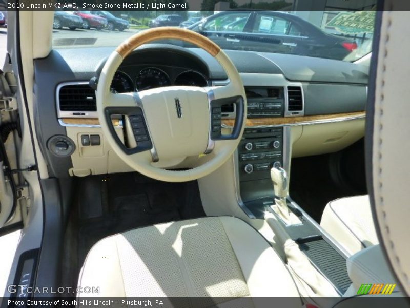 Smoke Stone Metallic / Light Camel 2010 Lincoln MKZ AWD