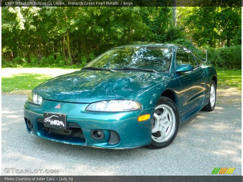 Monarch Green Pearl Metallic / Beige 1997 Mitsubishi Eclipse GS Coupe