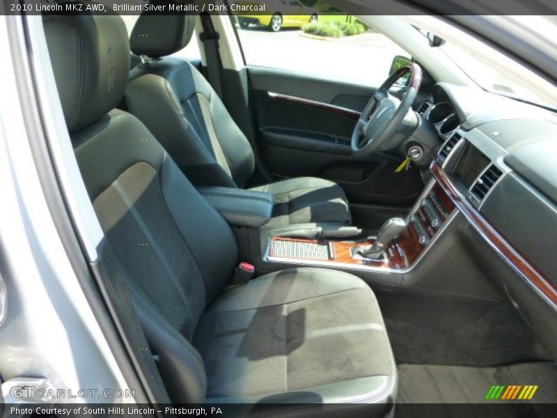 Brilliant Silver Metallic / Dark Charcoal 2010 Lincoln MKZ AWD