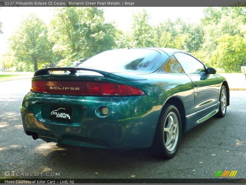 Monarch Green Pearl Metallic / Beige 1997 Mitsubishi Eclipse GS Coupe