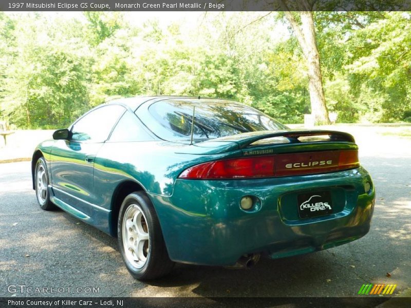 Monarch Green Pearl Metallic / Beige 1997 Mitsubishi Eclipse GS Coupe