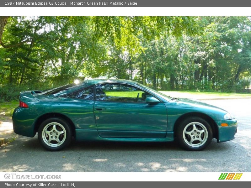 Monarch Green Pearl Metallic / Beige 1997 Mitsubishi Eclipse GS Coupe