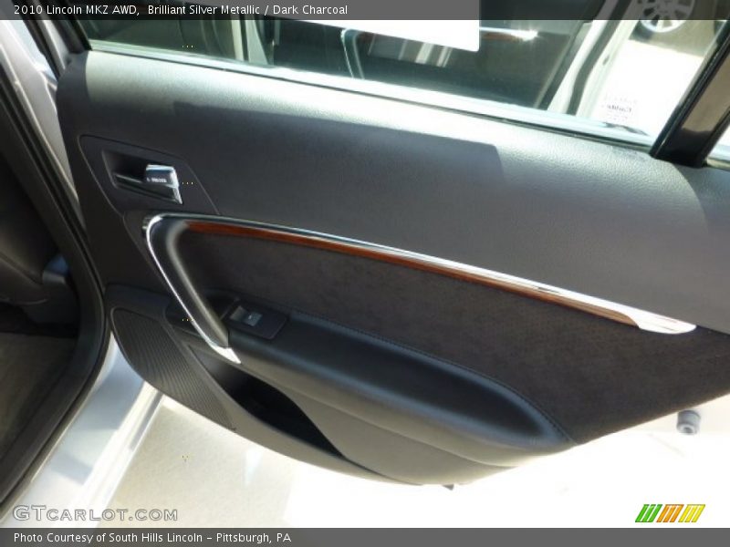 Brilliant Silver Metallic / Dark Charcoal 2010 Lincoln MKZ AWD