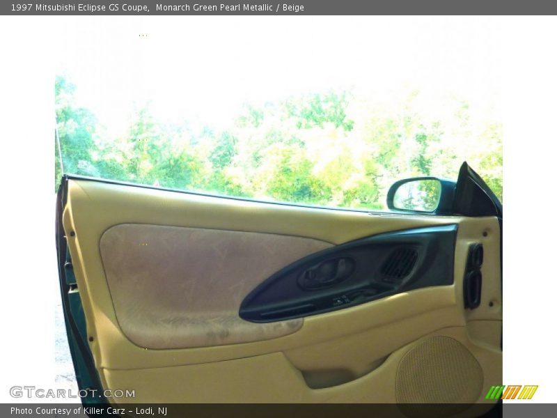 Monarch Green Pearl Metallic / Beige 1997 Mitsubishi Eclipse GS Coupe