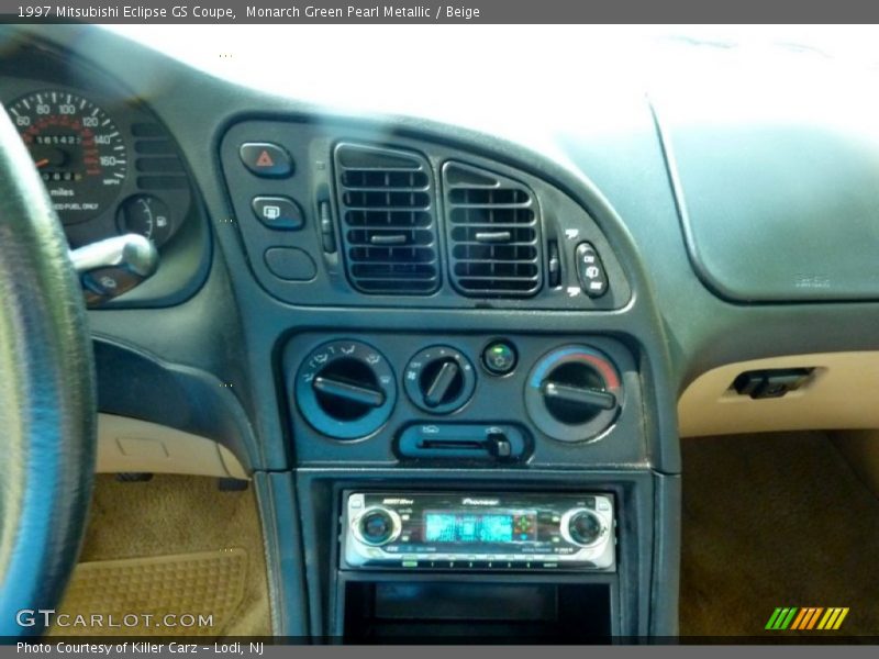 Monarch Green Pearl Metallic / Beige 1997 Mitsubishi Eclipse GS Coupe