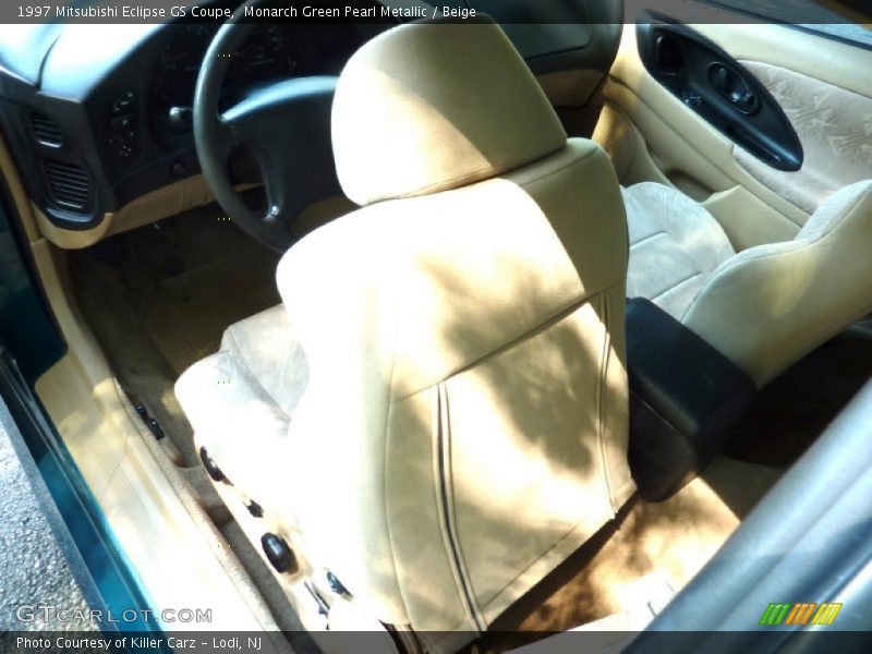 Monarch Green Pearl Metallic / Beige 1997 Mitsubishi Eclipse GS Coupe