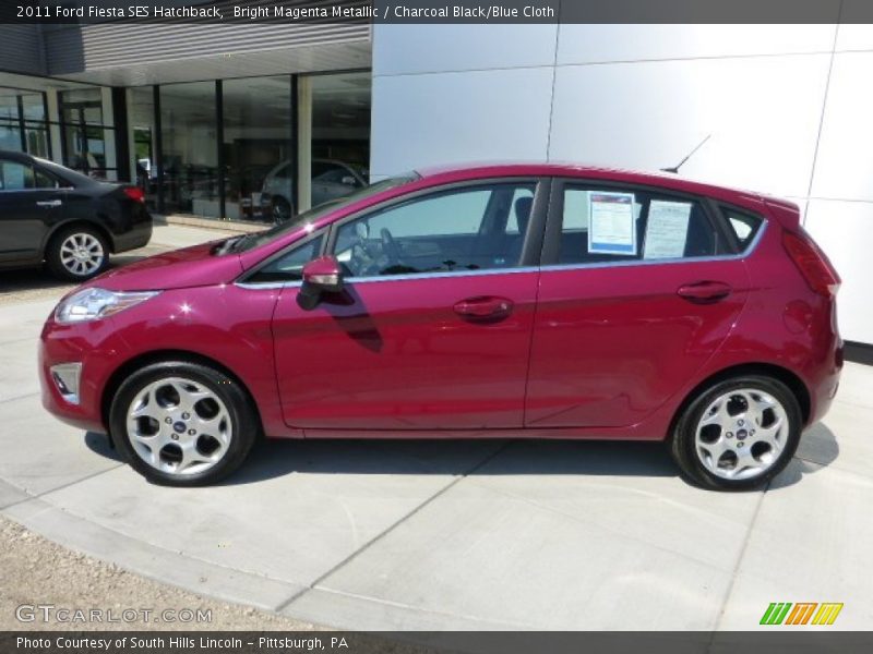  2011 Fiesta SES Hatchback Bright Magenta Metallic