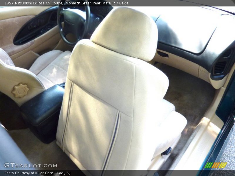 Monarch Green Pearl Metallic / Beige 1997 Mitsubishi Eclipse GS Coupe