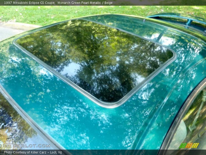 Monarch Green Pearl Metallic / Beige 1997 Mitsubishi Eclipse GS Coupe