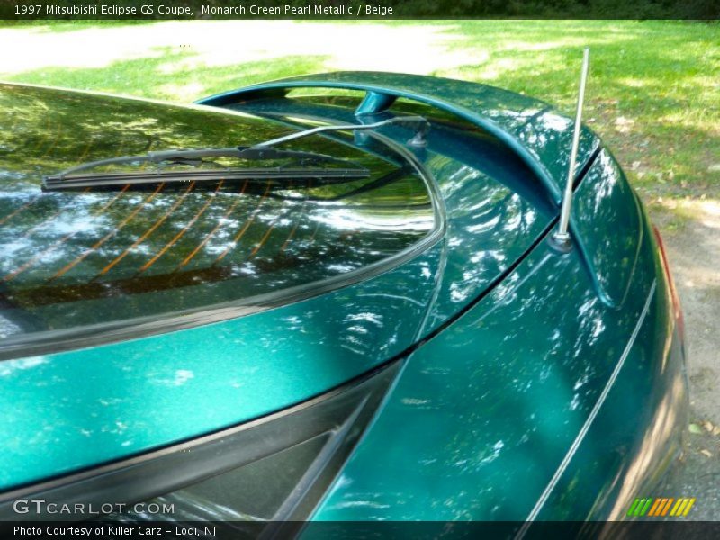 Monarch Green Pearl Metallic / Beige 1997 Mitsubishi Eclipse GS Coupe