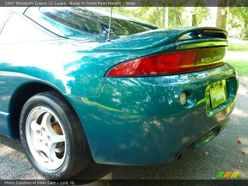 Monarch Green Pearl Metallic / Beige 1997 Mitsubishi Eclipse GS Coupe