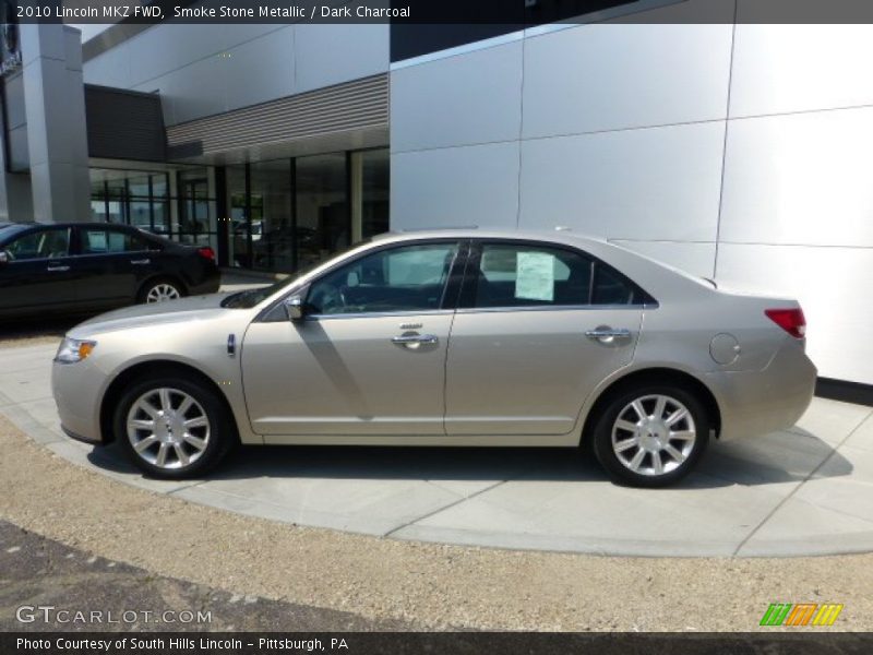Smoke Stone Metallic / Dark Charcoal 2010 Lincoln MKZ FWD