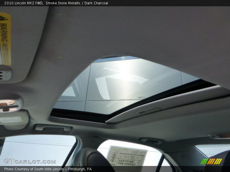 Smoke Stone Metallic / Dark Charcoal 2010 Lincoln MKZ FWD