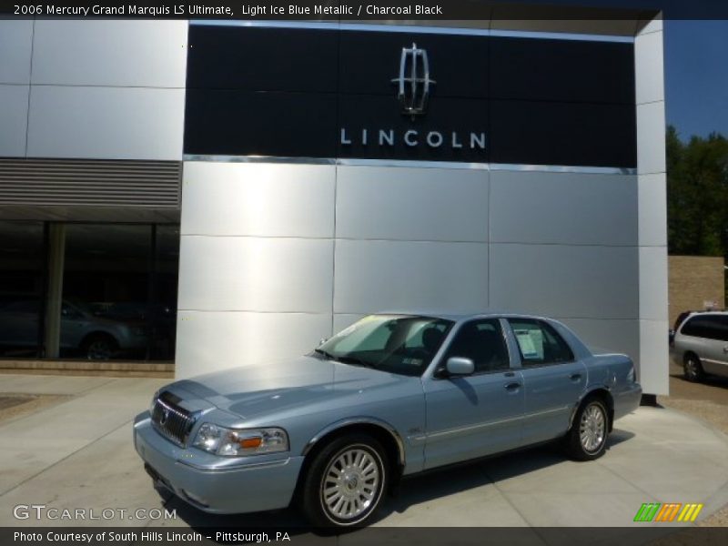 Light Ice Blue Metallic / Charcoal Black 2006 Mercury Grand Marquis LS Ultimate