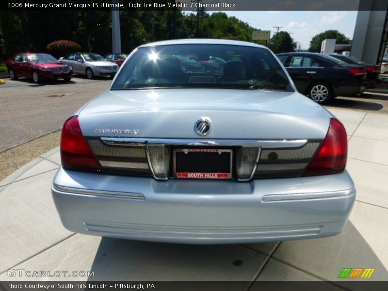 Light Ice Blue Metallic / Charcoal Black 2006 Mercury Grand Marquis LS Ultimate