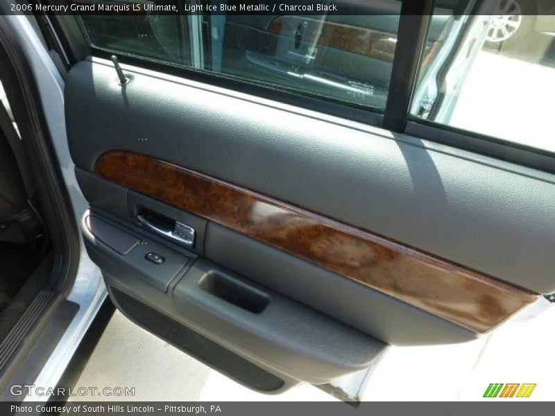 Light Ice Blue Metallic / Charcoal Black 2006 Mercury Grand Marquis LS Ultimate