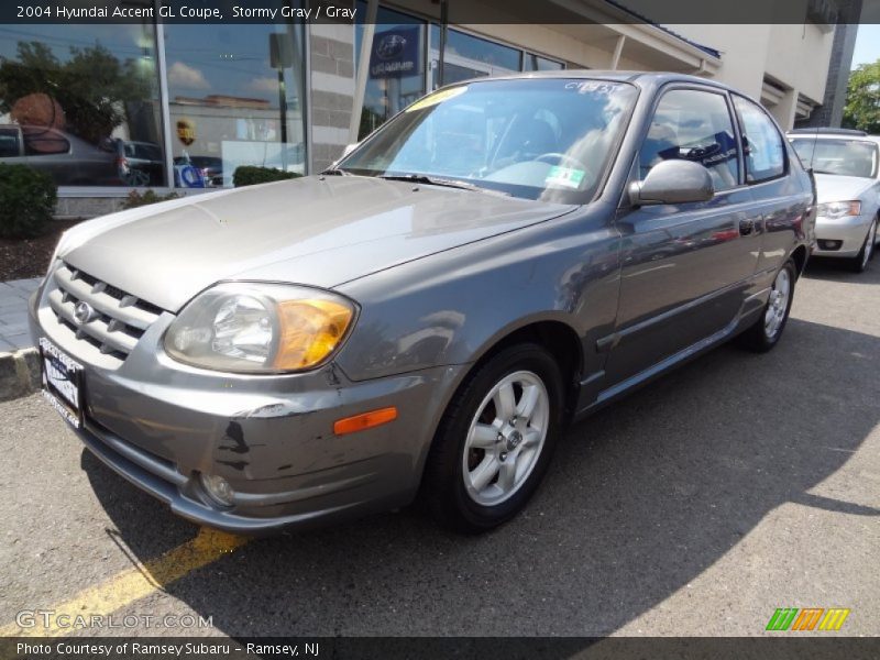 Stormy Gray / Gray 2004 Hyundai Accent GL Coupe