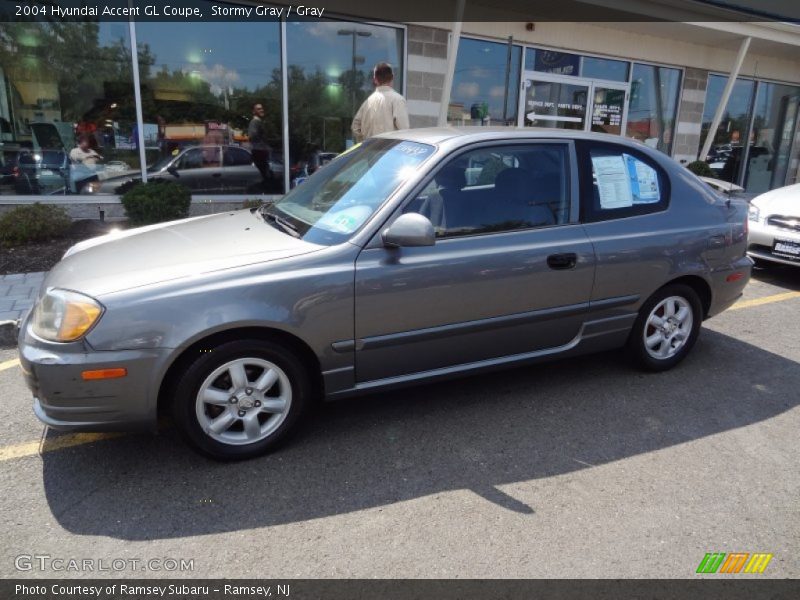 Stormy Gray / Gray 2004 Hyundai Accent GL Coupe