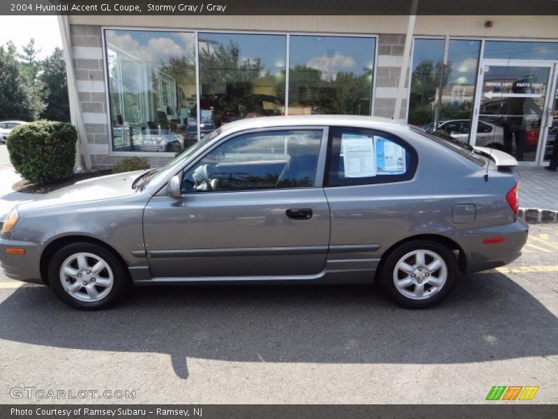 Stormy Gray / Gray 2004 Hyundai Accent GL Coupe