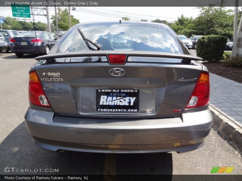 Stormy Gray / Gray 2004 Hyundai Accent GL Coupe