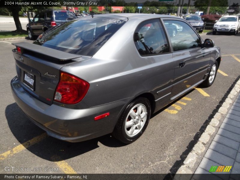 Stormy Gray / Gray 2004 Hyundai Accent GL Coupe