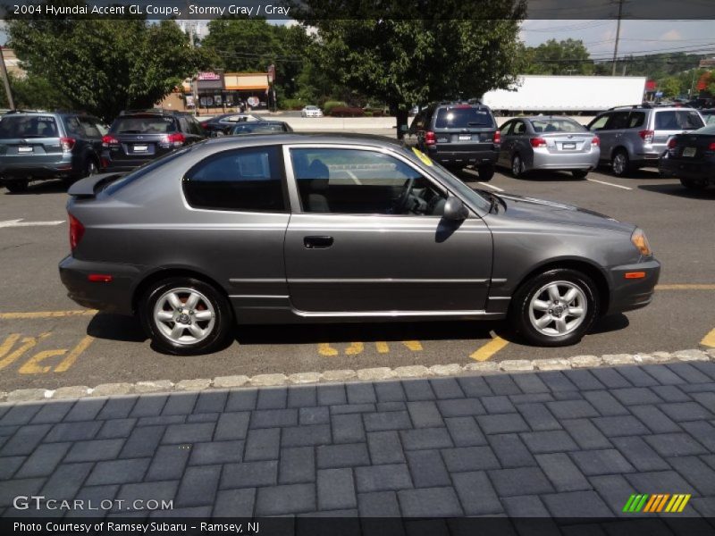 Stormy Gray / Gray 2004 Hyundai Accent GL Coupe