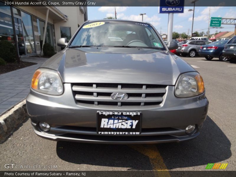 Stormy Gray / Gray 2004 Hyundai Accent GL Coupe