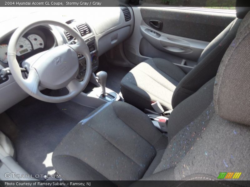 Stormy Gray / Gray 2004 Hyundai Accent GL Coupe