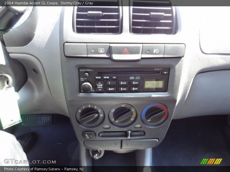 Stormy Gray / Gray 2004 Hyundai Accent GL Coupe