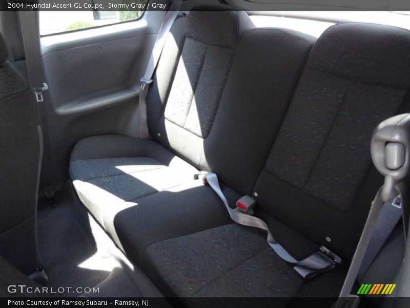 Stormy Gray / Gray 2004 Hyundai Accent GL Coupe
